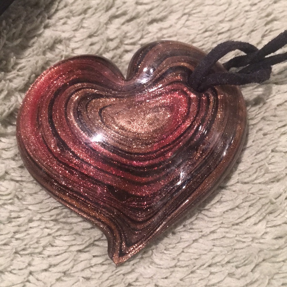 Genuine Murano glass 💜 necklace/ ornament